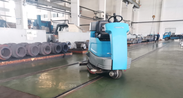 山东某农业机械厂采购双刷盘驾驶式洗地机