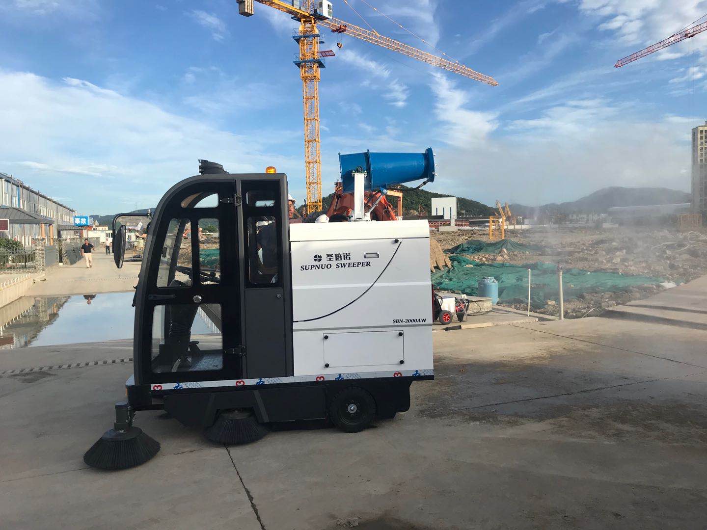 2000AW电动扫地车在山西某煤业公司的应用案例