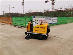 中国二十冶集团园区承建项目-小型扫地车案例