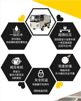 适合新农村保洁使用的垃圾清运车