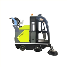 小区清洁效率升级，驾驶式清扫车成物业新选择