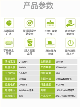 圣倍诺SUNBON2450AW全封闭双垃圾桶纯吸扫地车雾炮高压冲洗驾驶式电动扫地机详情_10