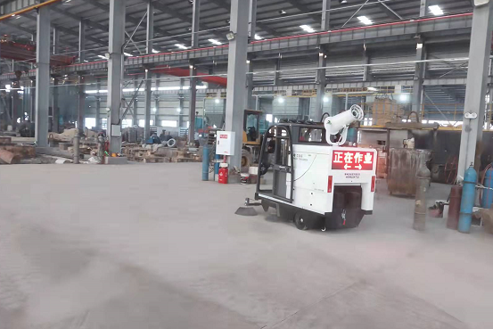 电动清扫车2000AW进驻重庆某机械厂