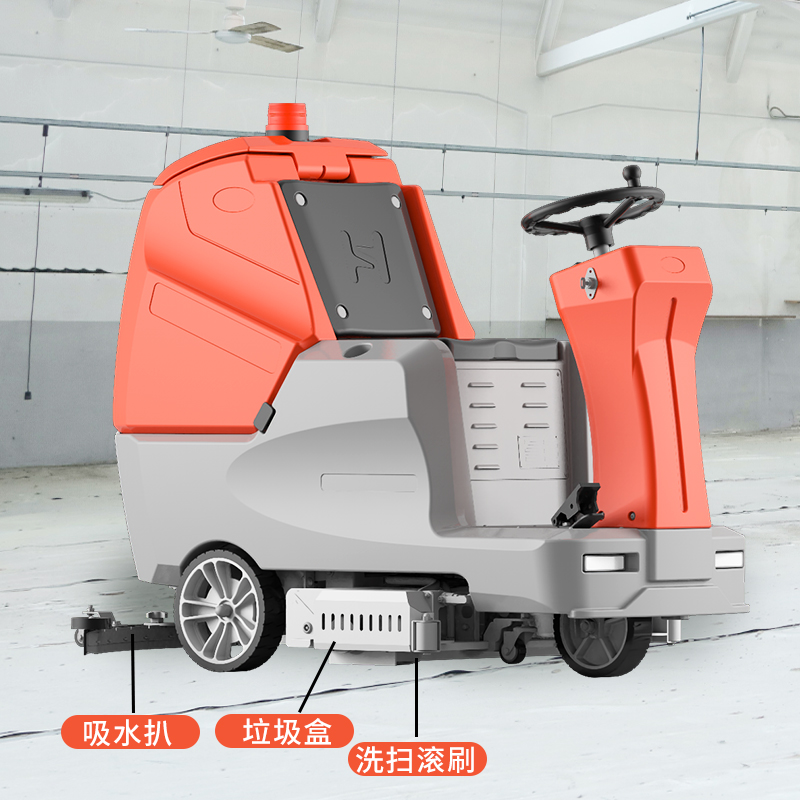 千亩物流园的&ldquo;绿色清洁革命&rdquo;-新能源驾驶式洗地机