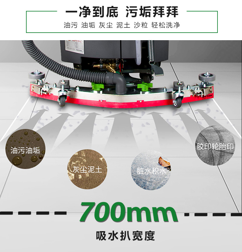 电动洗地机GX-580/自动洗地机/超市洗地机/工厂洗地机